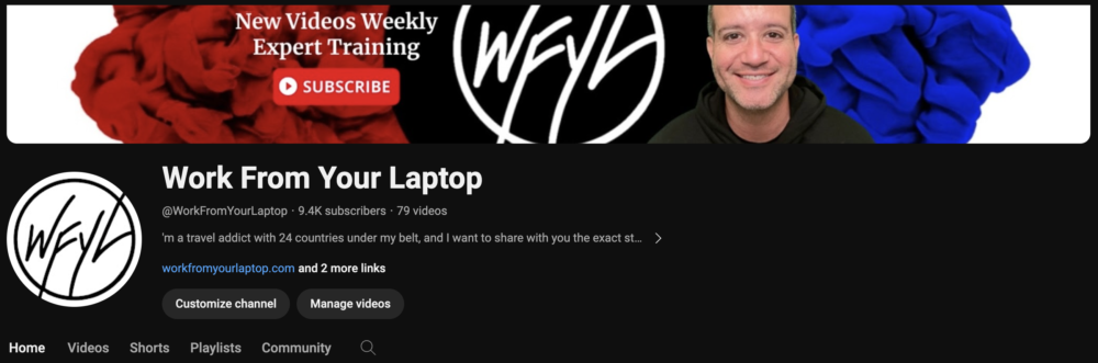 WFYL YouTube channel banner